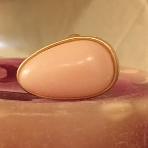 Matte Gold Pink Ring